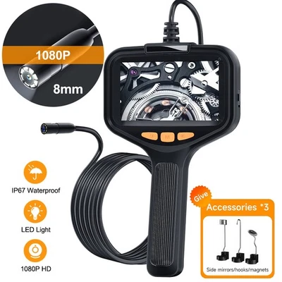 2M 4,3" Industrie Endoskop 1080P HD Inspektionkamera 8MM Kanalkamera Wasserdicht - Bild 1 von 4