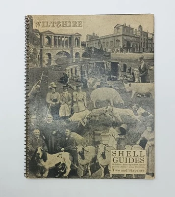 WILTSHIRE ed. John Betjeman. 1st Edition Shell Guide 1935 Spiral Bound - Image 1 of 4