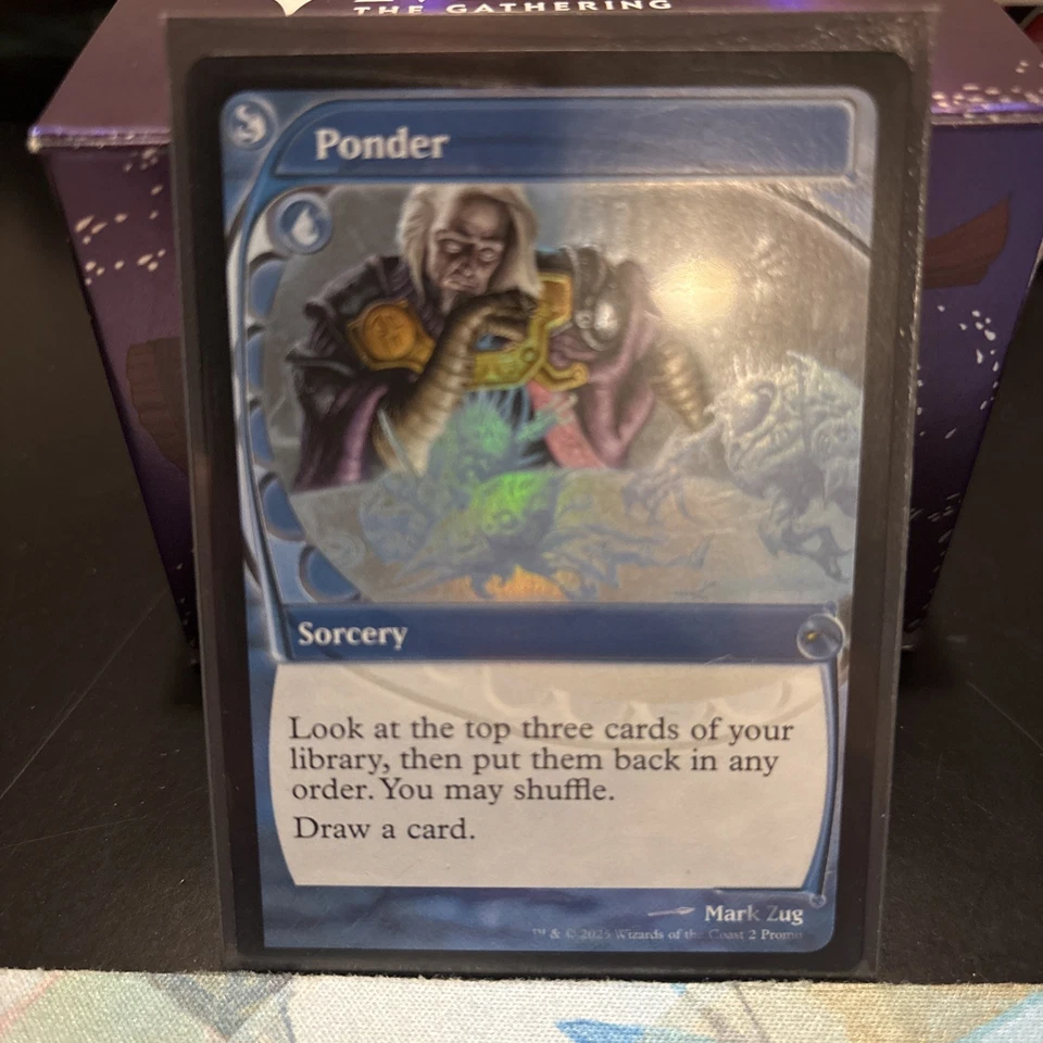 MTG x1 Ponder Future Sight Frame Foil NM - Image 1 of 1
