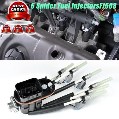 Inyector de combustible FJ503 Spider para motor Chevrolet Express 2500 1996-2004 4,3 L V6 Foto 1 de 4