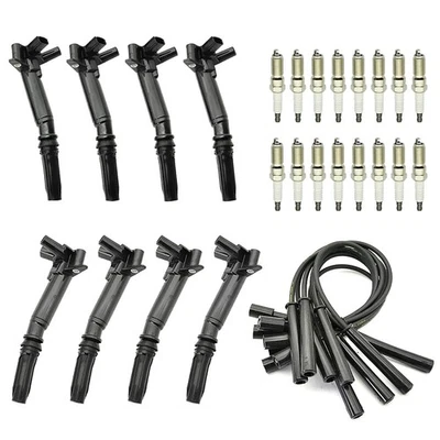 New 8pcs Ignition Coil Spark Plug 2010-2017 for Ford F150 F250 UF631 UF639 - Image 1 of 4