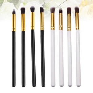  Juego de 2 brochas de cosméticos para mujer brochas de maquillaje sombra de ojos herramienta profesional - Imagen 1 de 12