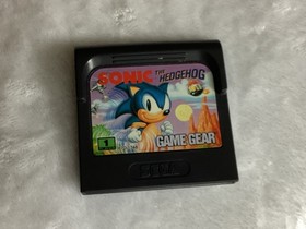 Sega Gamegear Sonic the Hedgehog 1 w/ Original GG Case Game Gear Original Owner