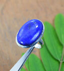 925 Solid Silver BLUE LAPIS LAZULI Ring # 10 FREE SHIPPING JEWELERY P731