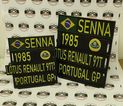Pitboard 1:43 1:18 1:24 1:12 1:8 Senna LOTUS 97T PORTUGAL 1985 spark minichamps - Immagine 1 di 3
