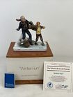 1982 The Norman Rockwell Museum "Winter Fun" Porcelain Bisque Figurine New Box
