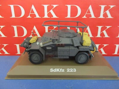 Die cast 1/43 Modellino Autoblindo Sd.Kfz. 223 Wehrmacht by Atlas - Immagine 1 di 4