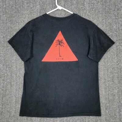 Мужская футболка Krew средний размер черная с коротким рукавом круглый вырез - Изображение 1 из 4