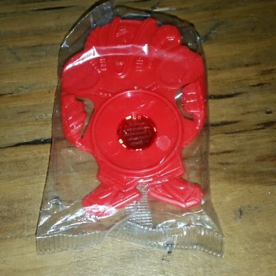 Robot Bike Reflector Kelloggs Cereal Toy Premium 1985 Transformer Shogun Red Foto 1 de 3