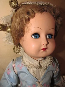 Puppe Alberani Vecchiotti Milano 50er Jahre in harter Komposition Höhe 51 cm  - Bild 1 von 12