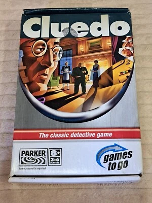 Parker Games To Go Travel Edition Cluedo Board Game Childrens Family Fun NEW - Image 1 of 4