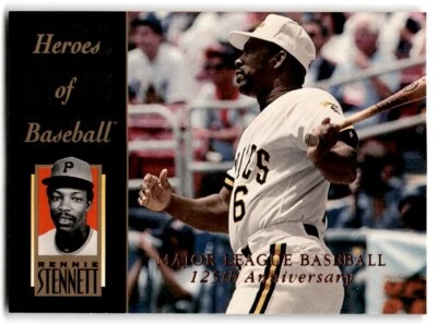 1994 Upper Deck All-Time Heroes 125th Anniversary Rennie Stennett Pirates #217 - Image 1 of 2