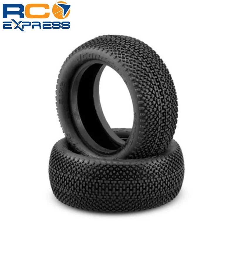 JConcepts 1/10 ReHab Tires Green Compound: 4WD Buggy Front (2) JCO3172-02 - Image 1 of 1