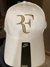 Roger Federer Nike White And Gold Hat / Cap.