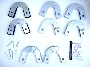Static Hinge Set for Folding Ladder, 3 Pairs Gorilla + 1 Pair Werner, New/Other - Picture 1 of 1