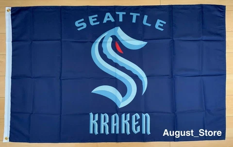 Seattle Kraken 3x5 ft Flag NHL Cover