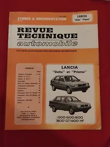 Revue technique LANCIA DELTA 1300 1500 1600 1600 GT 1600 HF RTA Delta Prisma - Bild 1 von 11
