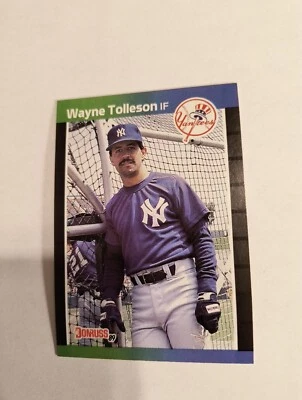 WAYNE TOLLESON 1989 DONRUSS #659 FREE SHIPPING  - Image 1 of 2