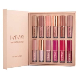 Juego de 12 lápices labiales HANDAIYAN de terciopelo mate mini lápiz labial líquido impermeable - Imagen 1 de 4