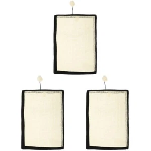 3 Count Griffoir Pour Chat Portable Remplaçable Cat Scratching Pads - Photo 1/12