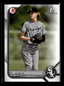 Lote de 5 tarjetas 2022 Bowman Draft Paper Noah Schultz Chicago White Sox #BD-56 - Imagen 1 de 2