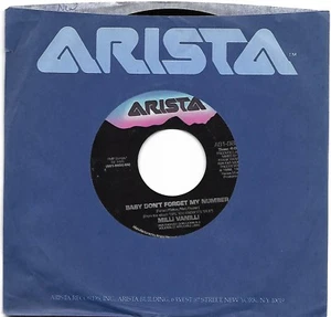 MILLI VANILLI (Baby Don't Forget My Number) Arista 1-9832 - Picture 1 of 1
