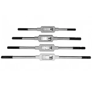 4 Pcs Set Straight Handle Tap Wrench Tap Handle Capacity 1/16" to 1" - Picture 1 of 2