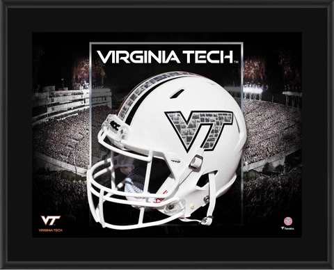 Virginia Tech 10.5x13 Hokie Stone Alternate Helmet Plaque Cover