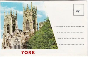 T0747 UK York 6 image vintage unused view folder - Picture 1 of 2