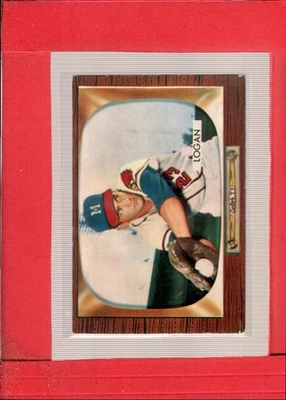 1955 Bowman #180 Johnny Logan VG/EX Very Good/Excellent Braves ID:66308 - Image 1 of 2