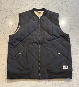 Men’s The North Face Sherpa Lined Black Quilted Best Size Large - Picture 1 of 5