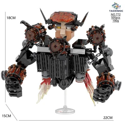 Skibidi Toilet Model Upgraded GMAN Toilet Chief Monitor Man Building Block Toys - Image 1 of 4