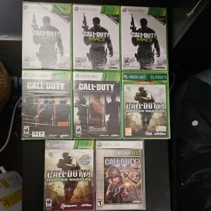 XBOX 360 FACTORY  SEALED Classic COD Bundle 7 Games - Picture 1 of 15