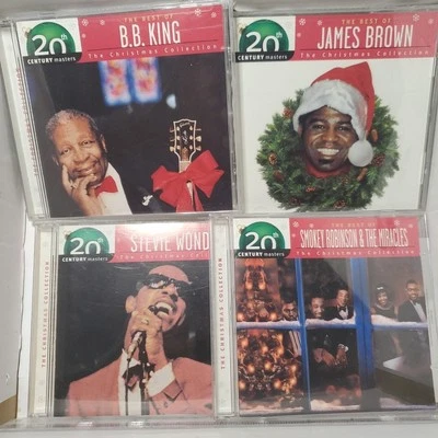 4x Lot 20th Century Masters CDs 2003/04 XMAS COLLECTION King/Brown/Smokey/Stevie - Image 1 of 4