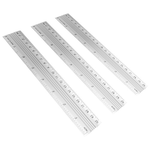 3 Pcs Drawing Tools Ruler for Architect Triangular Scale Measurement ...