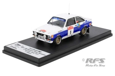 Ford Escort MK II RS 1800 Rallye Rally San Remo 1977 Björn Waldegard 1:43 Trofeu