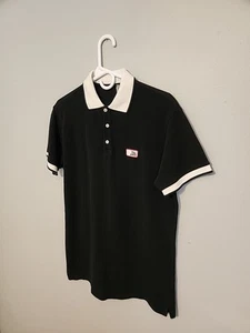 Dsquared² CHIC STEVE Black/Ivory Polo Shirt cotton Luxury Made in Italy men's L - Picture 1 of 16