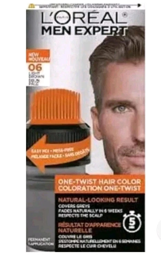 L'OREAL LOreal Paris Men Expert One Hair Dye Twist Hair Colour 06 Light Brown