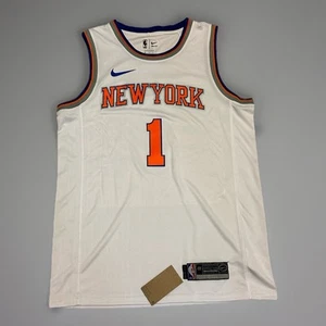 Maglia basket uomo 2022 New York Knicks Obi Toppin #1 bianca replica taglia 48 - Foto 1 di 6