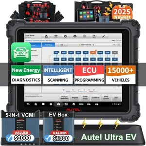 Tableta de diagnóstico genuina Autel MaxiSys Ultra EV pantalla táctil de 12,9 pulgadas 2025 AMT0115 - Imagen 1 de 7