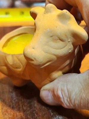 Vela de vaca clásica de terracota para interiores y exteriores marrón, 3,5X4" Foto 1 de 4
