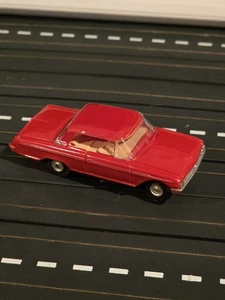 AURORA VIBRATOR '62 FORD GALAXIE H/T RED RED TOP # 1549 SLOT CAR ORIGINAL !! - Picture 1 of 3