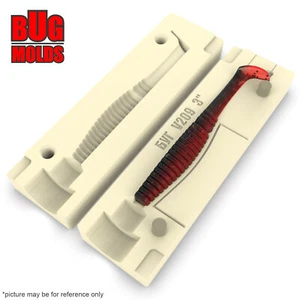 Bait DIY Fishing Mold Soft Plastic Baits Lure Plastisol Bass ScalpMinnow - Picture 1 of 3