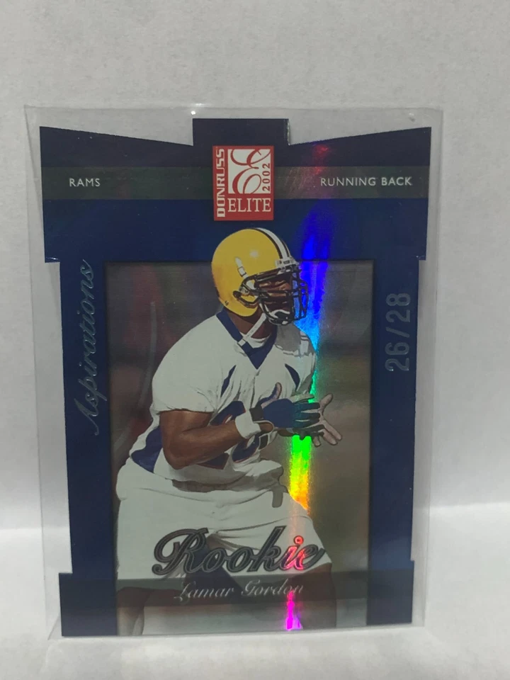 2002 Donruss Elite Aspirations - LAMAR GORDON #'d 26/28 - Image 1 of 1