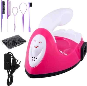 Lasnten Lay Flat Mini Iron for Hair, Mini Flat Iron Portable Hair Straightener f - Picture 1 of 8