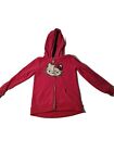 Hello Kitty Girls Hooded Zip Up Jacket Size 6