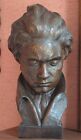 Vends  tête en bois sculptée de Beethoven compositeur