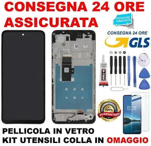 DISPLAY LCD FRAME ORIGINALE MOTOROLA MOTO G13 XT2331 / G23 XT2333 TOUCH SCREEN - Zdjęcie 1 z 2