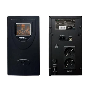 UPS 2000VA Groupe De Continuité PROTECTION ADSL LCD UPS CAMÉRAS PC PELLET - Photo 1/8