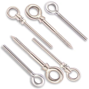 Augbolzen Ösenschraube Ringschraube Ringbolzen Holzgewinde Edelstahl Bolzen - Bild 1 von 10